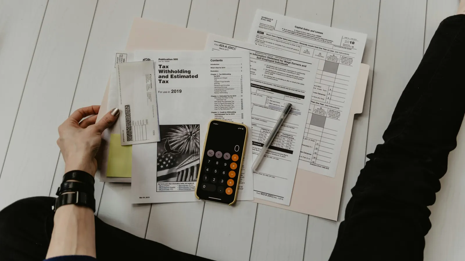 Reviewing business financial reports
